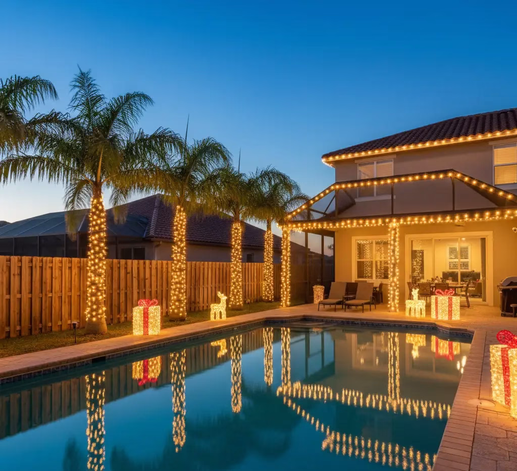 Holiday Lighting Pools and more