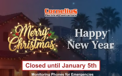Merry Christmas & Happy New Year from Cornelius Electrical Contractors!
